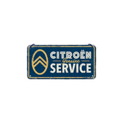 Zawieszka blaszana na ścianę 10x20cm Citroen Geniune Service