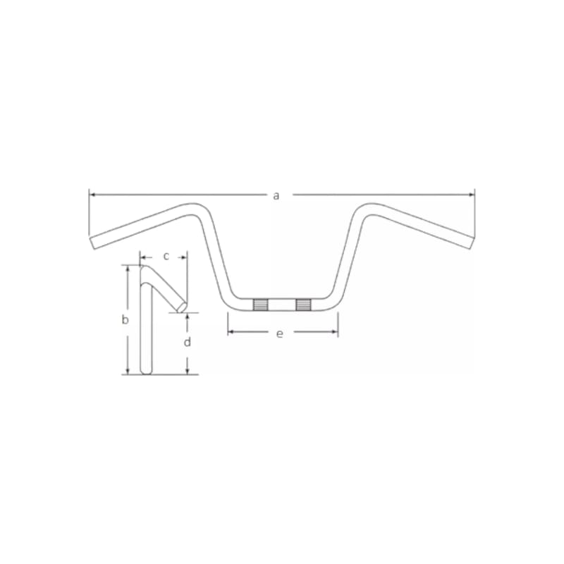 Kierownica TRW Lucas stalowa MCL136SKK calowa Apehanger TRW