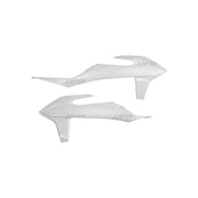 Osłony chłodnicy UFO KTM SX SXF 19-20 białe