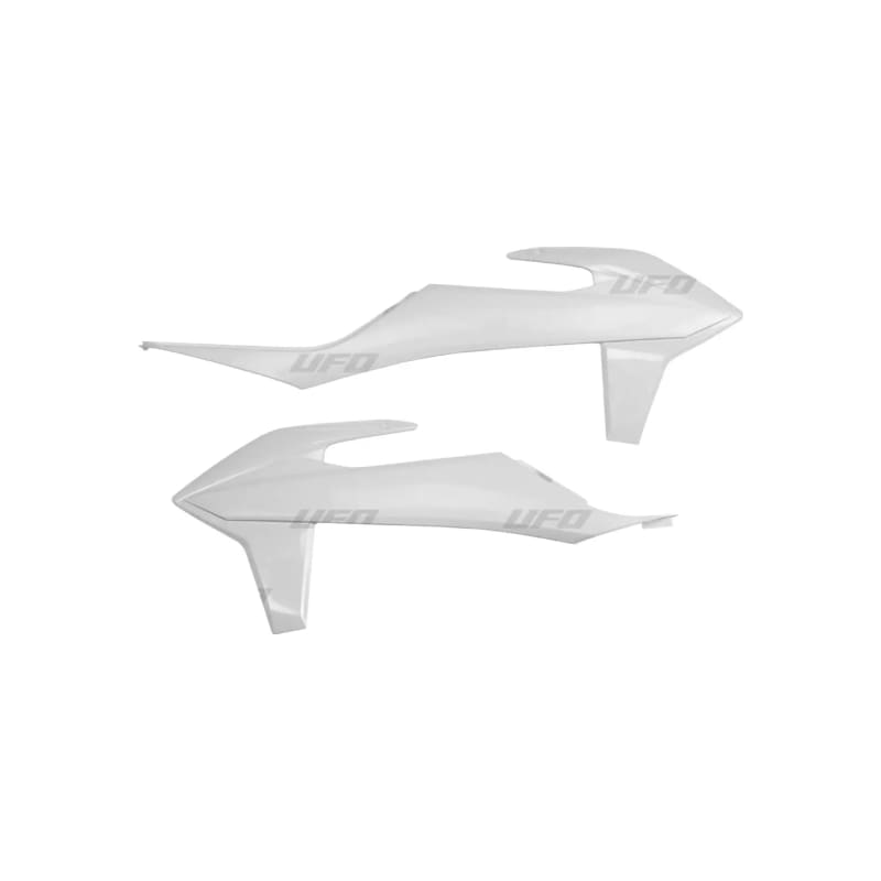 Osłony chłodnicy UFO KTM SX SXF 19-20 białe