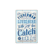Plakat blaszany 20x30cm Fisherman Catch