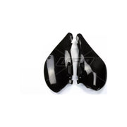 Komplet plastikowych osłon bocznych tylnych UFO Kawasaki KX 125 250 99-02 czarne