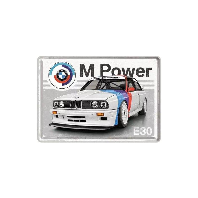 Pocztówka blaszana 14x10cm BMW Motorsport