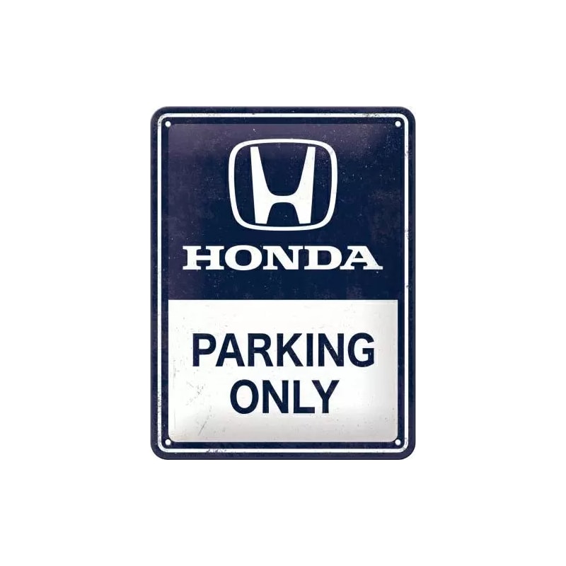 Plakat blaszany 15x20cm Honda AM Parking Only