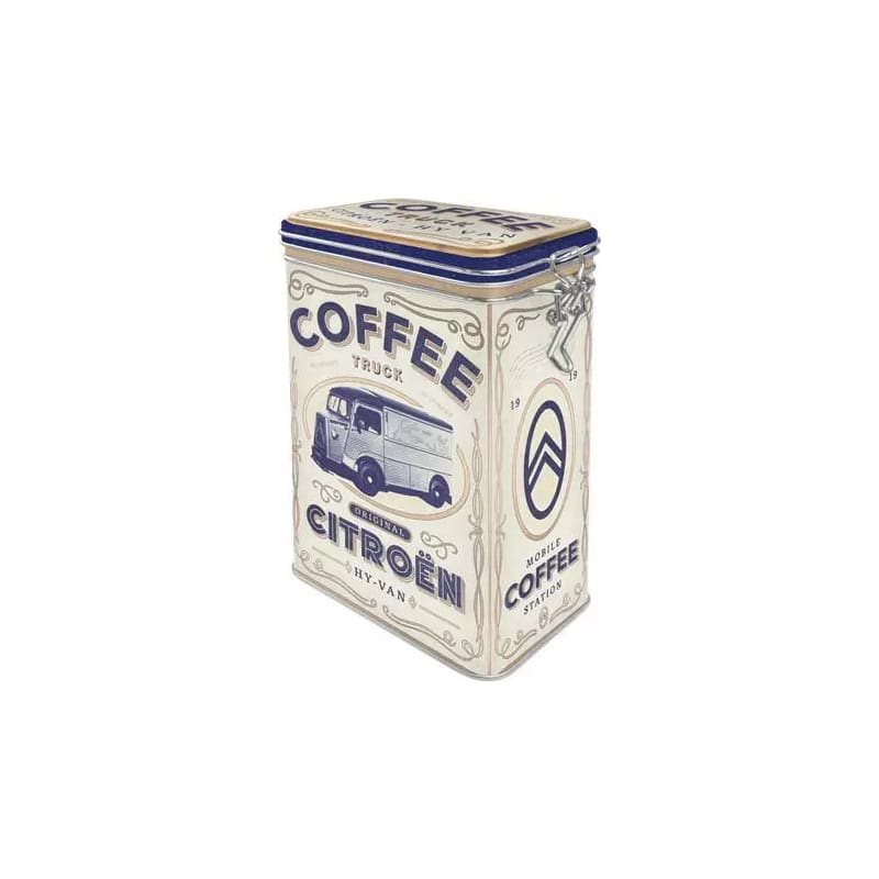 Puszka blaszana z klipsem Citroen Coffee