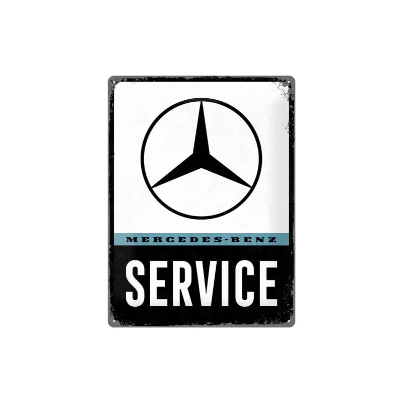 Plakat blaszany 30x40cm Mercedes-Benz Service