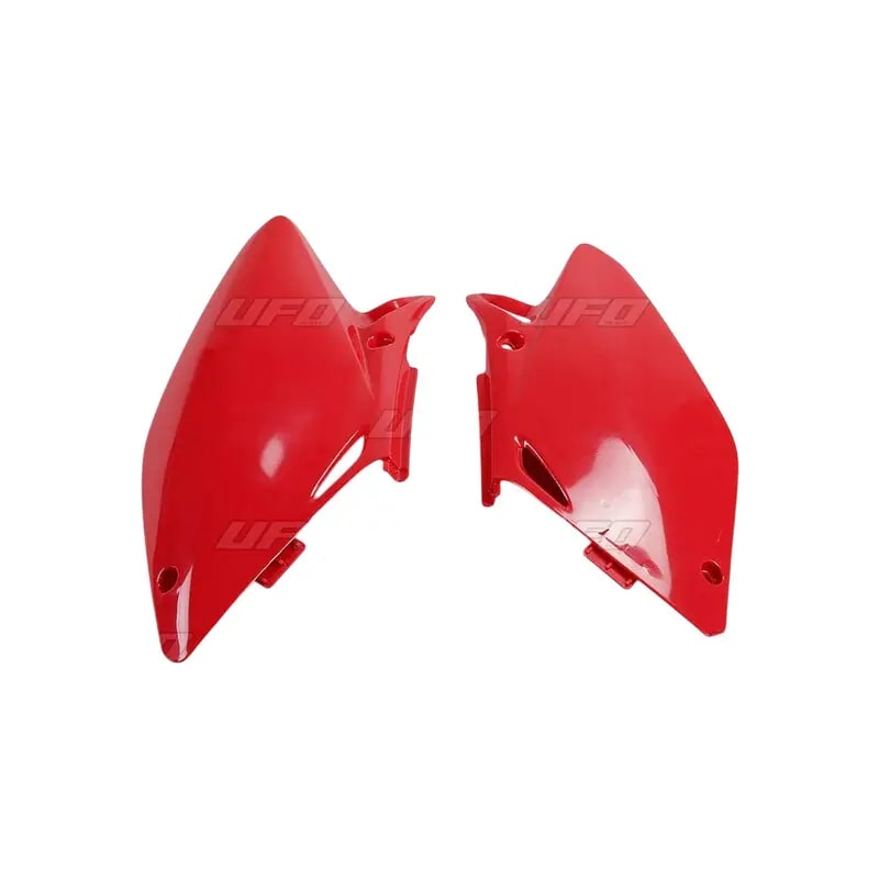 Komplet plastikowych osłon bocznych tylnych UFO Honda Honda CRF 450R czerwony