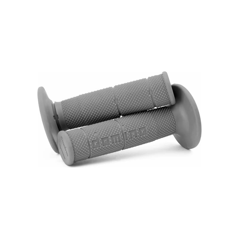 Manetki kierownicy Domino Cross szary 22mm 123mm zamknięte