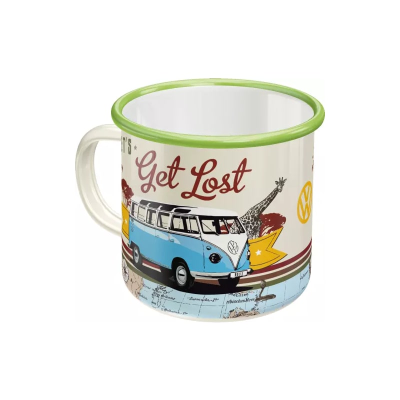 Kubek emaliowany VW Bulli Lets Get
