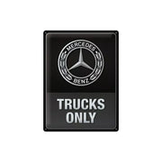 Plakat blaszany 30x40cm Mercedes Daimler Truck Only