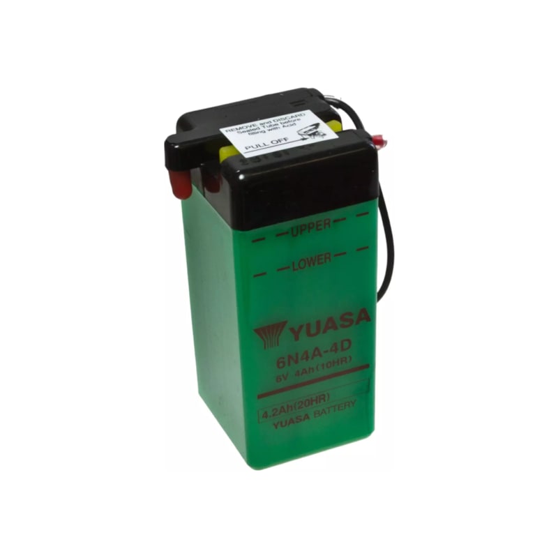 Akumulator standardowy 6V 4Ah Yuasa 6N4A-4D