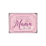 Pocztówka blaszana 14x10cm Hotel Mama