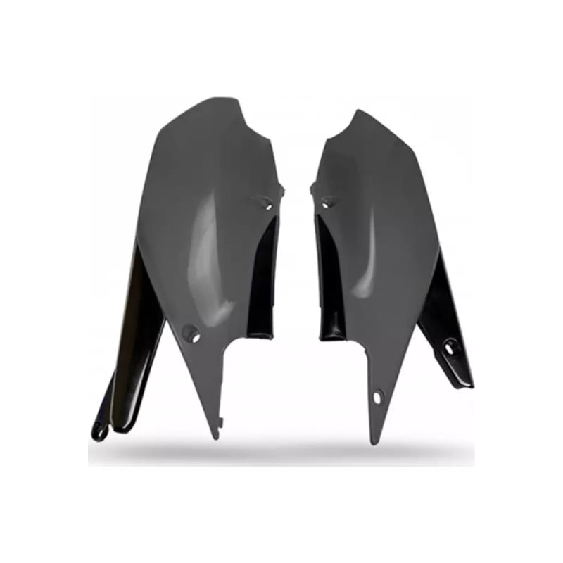 Komplet plastikowych osłon bocznych tylnych UFO Yamaha YZF 250 19-21 WRF 250 20-21 YZF 450 18-21 WRF 450 19-21 szare