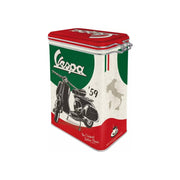 Puszka blaszana z klipsem Vespa The Italia