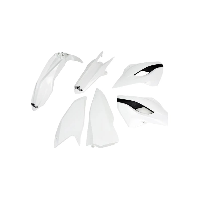 Komplet plastików UFO Husqvarna TE FE 125 250 300 350 450 15 biały