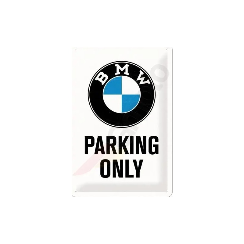 Plakat blaszany 20x30cm BMW Parking Only