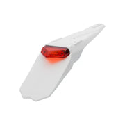 Błotnik tył z lampą LED Circuit Mantis biały klosz czerwony