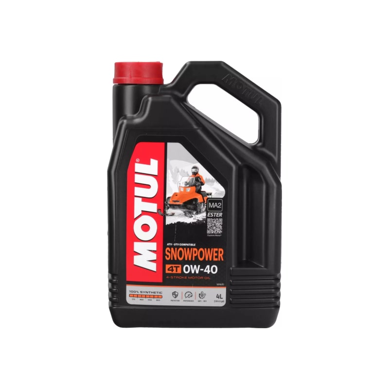 Olej silnikowy Motul Snowpower 4T 0W40 Syntetyczny 4L