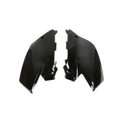 Komplet plastikowych osłon bocznych tylnych UFO czarny Yamaha YZ125 250