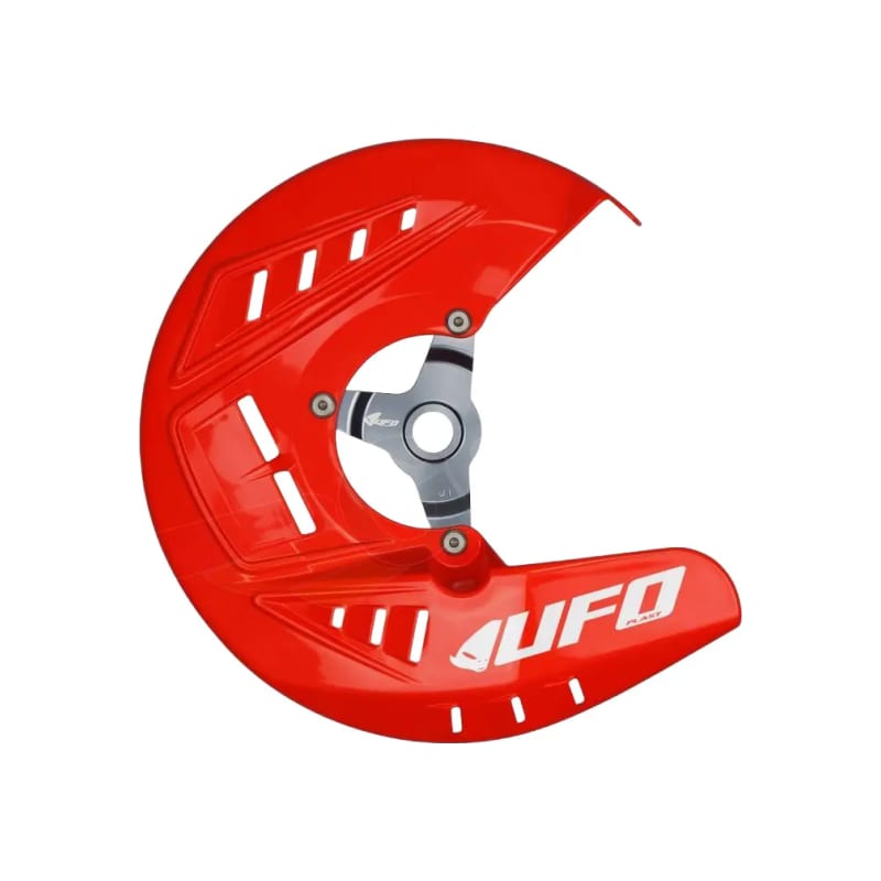 Osłona tarczy hamulcowej przód UFO Honda CRF 250R 13-21 CRF 450R 13-20 czerwony
