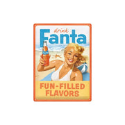 Plakat blaszany 30x40cm Fanta Beach Girl