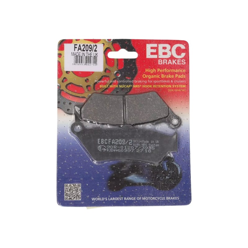 Klocki hamulcowe EBC FA 209/2 (2 szt.)