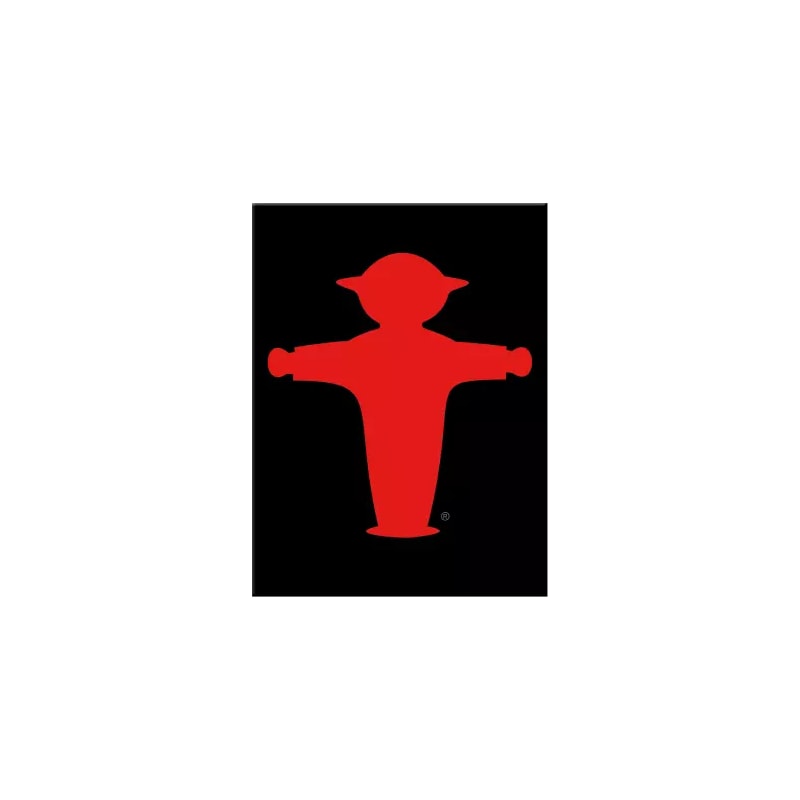 Magnes na lodówkę 6x8cm Ampelmann rot