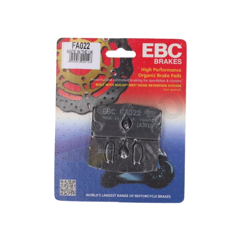 Klocki hamulcowe EBC FA 022 (2 szt.)