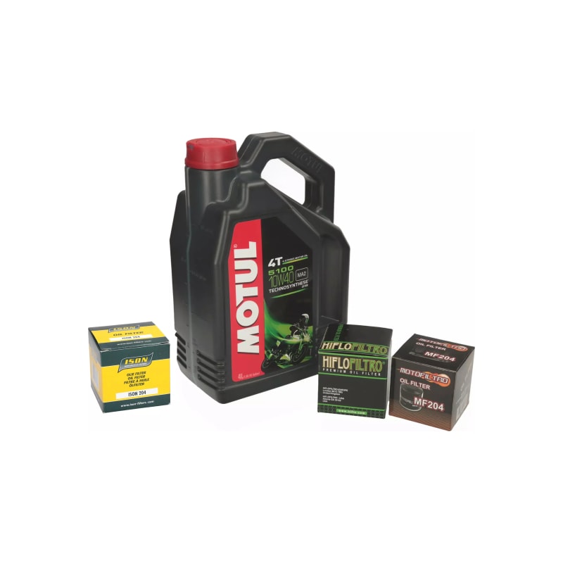 Olej silnikowy Motul 5100 4T 10W40 Półsyntetyczny 4L + filtr oleju