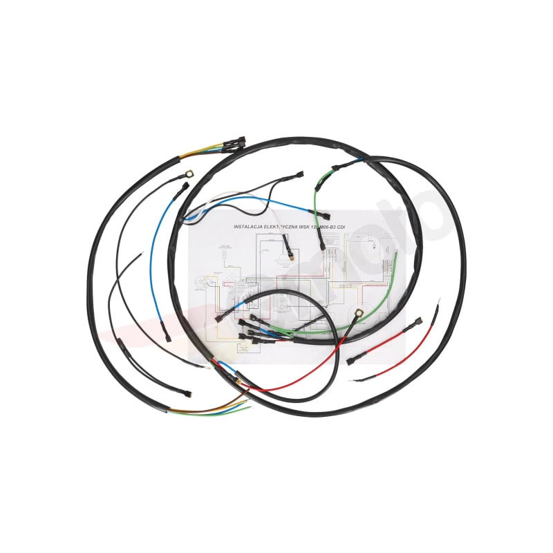 Wiązka - instalacja elektryczna pod zapłon CDI WSK 125 M06-B3