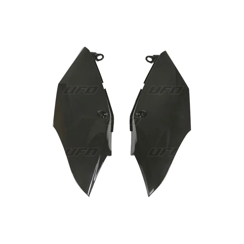 Komplet plastikowych osłon bocznych tylnych UFO Honda CRF 250R RX 18-20 czarne