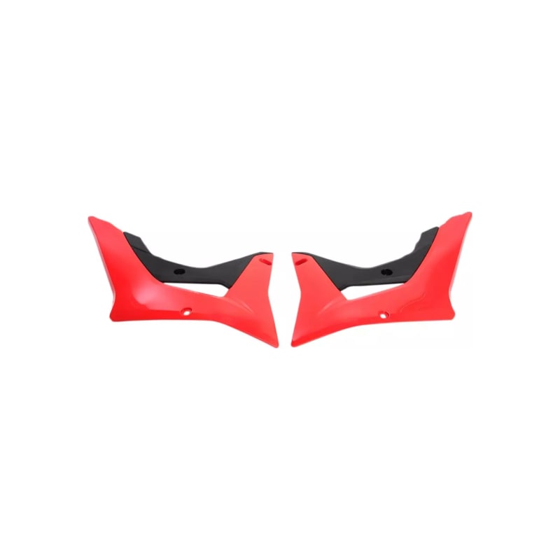Osłony chłodnicy UFO Honda CRF 250R 18 CRF 450RX 17-18 OEM czerwone czarne