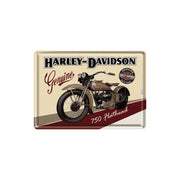Pocztówka blaszana 14x10cm 1 pasuje do Harley Davidson