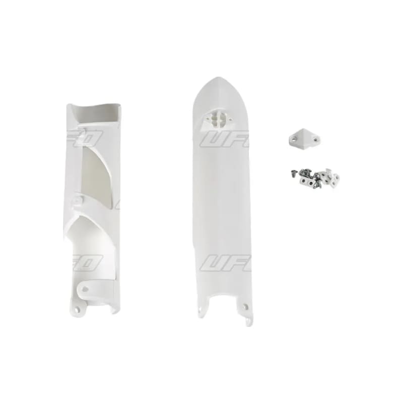 Osłony amortyzatora przód UFO Husqvarna TC 125 14-14 białe