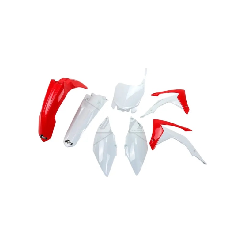 Komplet plastików UFO Honda CRF 250R 450R czerwony biały