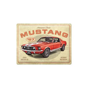 Plakat blaszany 30x40cm Ford Mustang GT Red