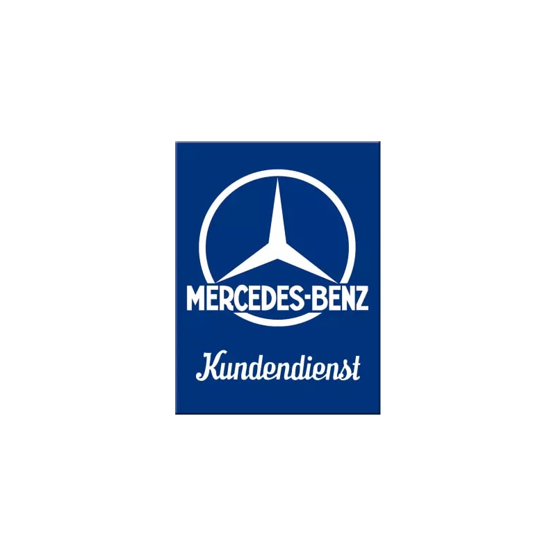 Magnes na lodówkę 6x8cm Mercedes-Benz Kundendiens