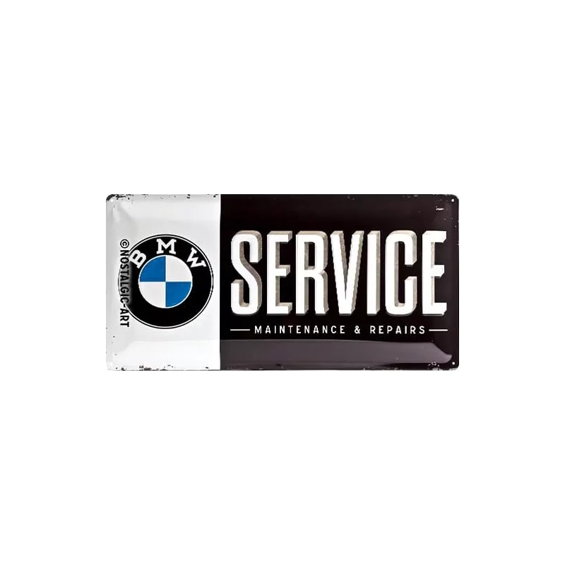 Plakat blaszany 25x50cm BMW Service