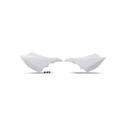 Komplet plastikowych osłon bocznych tylnych UFO Yamaha YZ 125 250 22 biały