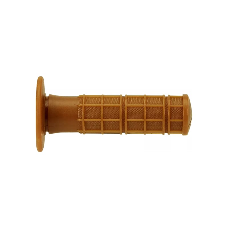 Manetki kierownicy Domino Retro brązowe 22mm 120mm zamknięte