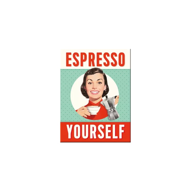 Magnes na lodówkę 6x8cm Espresso Yourself