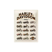 Plakat blaszany 30x40cm pasuje do Harley Davidson Chart