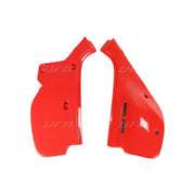 Komplet plastikowych osłon bocznych tylnych UFO Honda XR 600R 88-02 czerwone