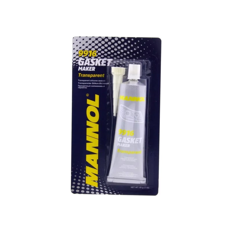 Jednoskładnikowy uszczelniacz do szyb reflektorów Mannol Gasket Maker Transparent 180°C 85g