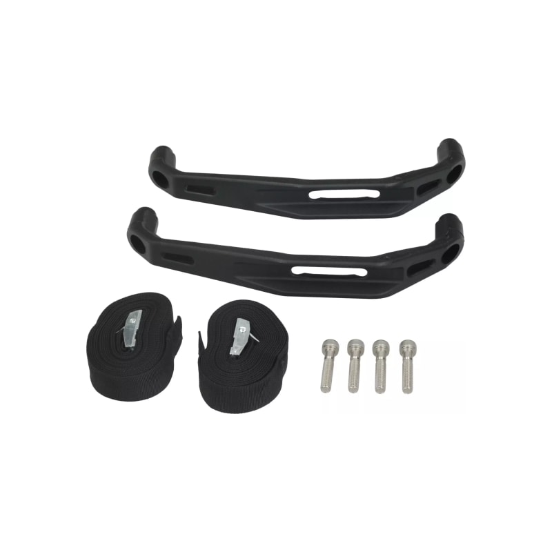 Uchwyty pasażera + paski bagażowe HLP Yamaha Tenere 700 XTZ 19-22 czarny