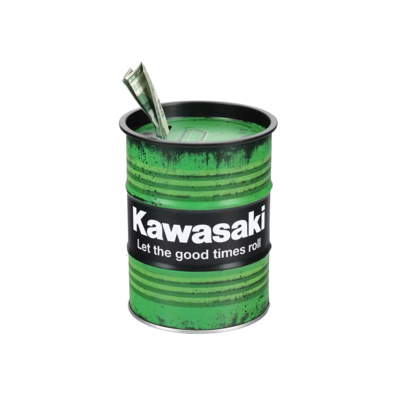 Skarbonka beczka Kawasaki logo
