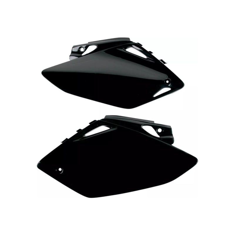 Komplet plastikowych osłon bocznych tylnych UFO Honda CRF 450R 07-08 czarne