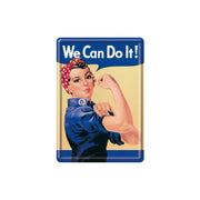 Pocztówka blaszana 14x10cm We can do it