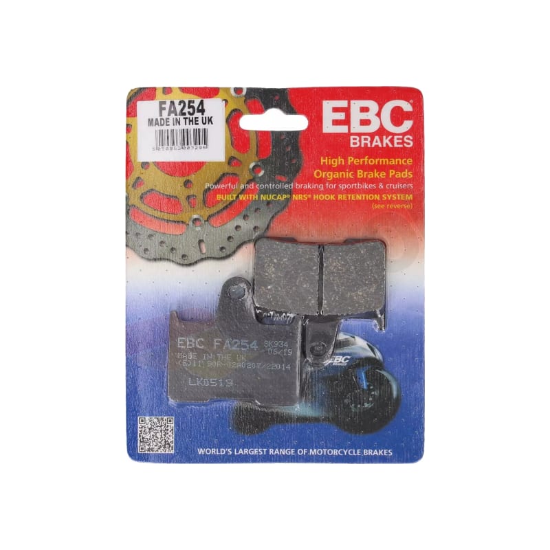 Klocki hamulcowe EBC FA 254 (2 szt.)
