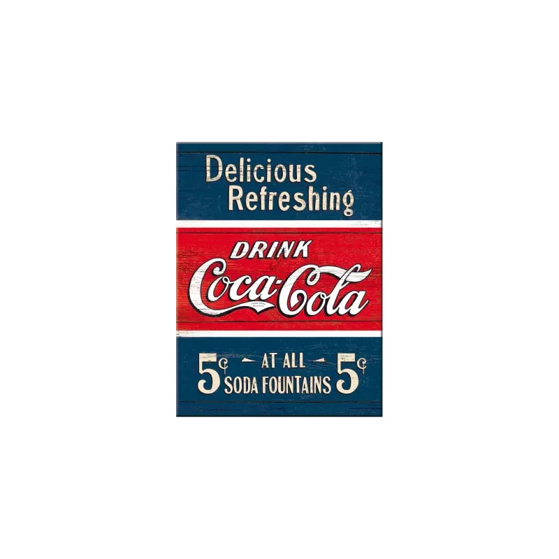 Magnes na lodówkę 6x8cm Coca-Cola-Delicious Refre